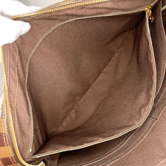 LOUIS VUITTON Louis Vuitton Porte-Document Voyage Bag Men's Damier Canvas Bro... - Picture 9 of 12